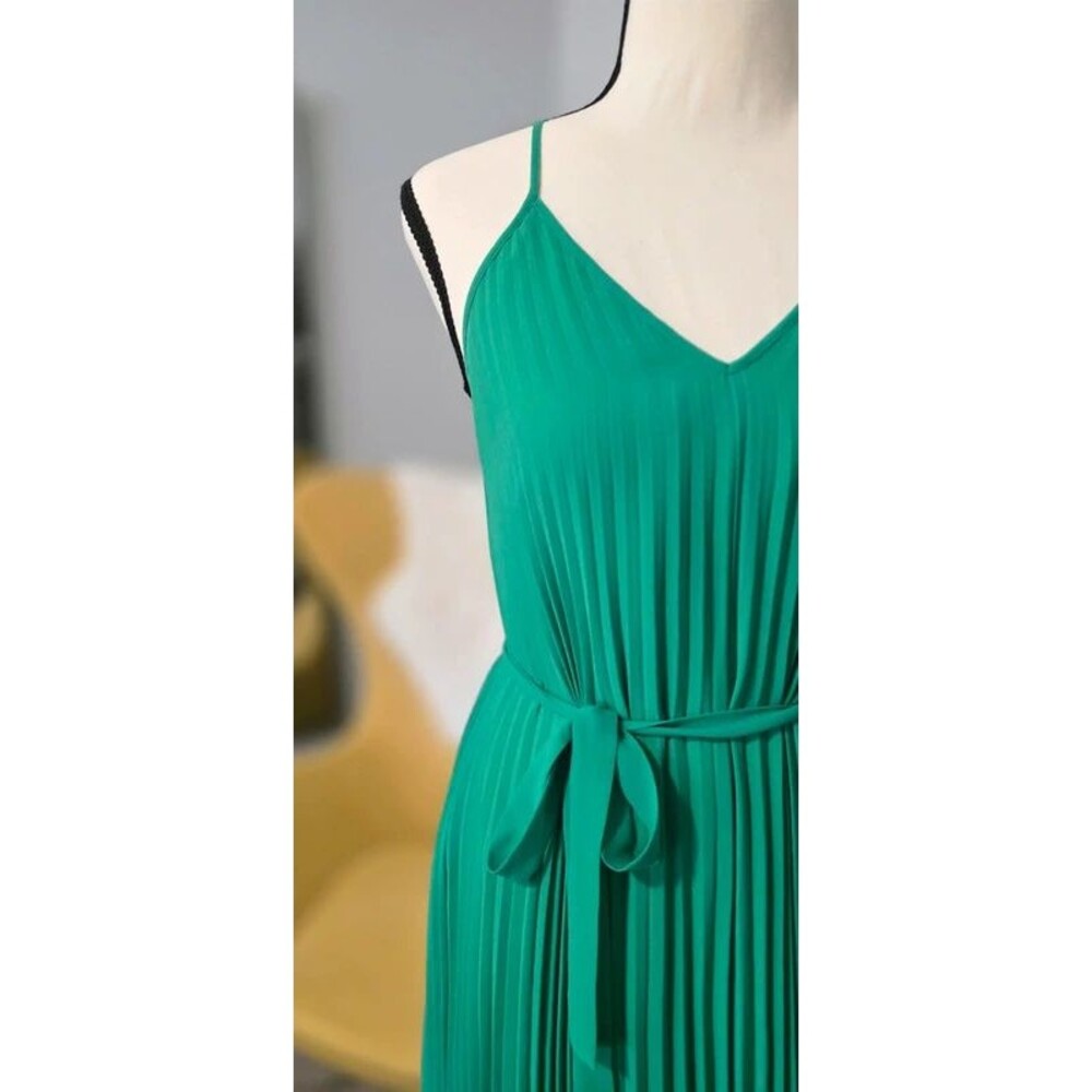 Victoria's Secret maxi pleated chiffon sundress, XS